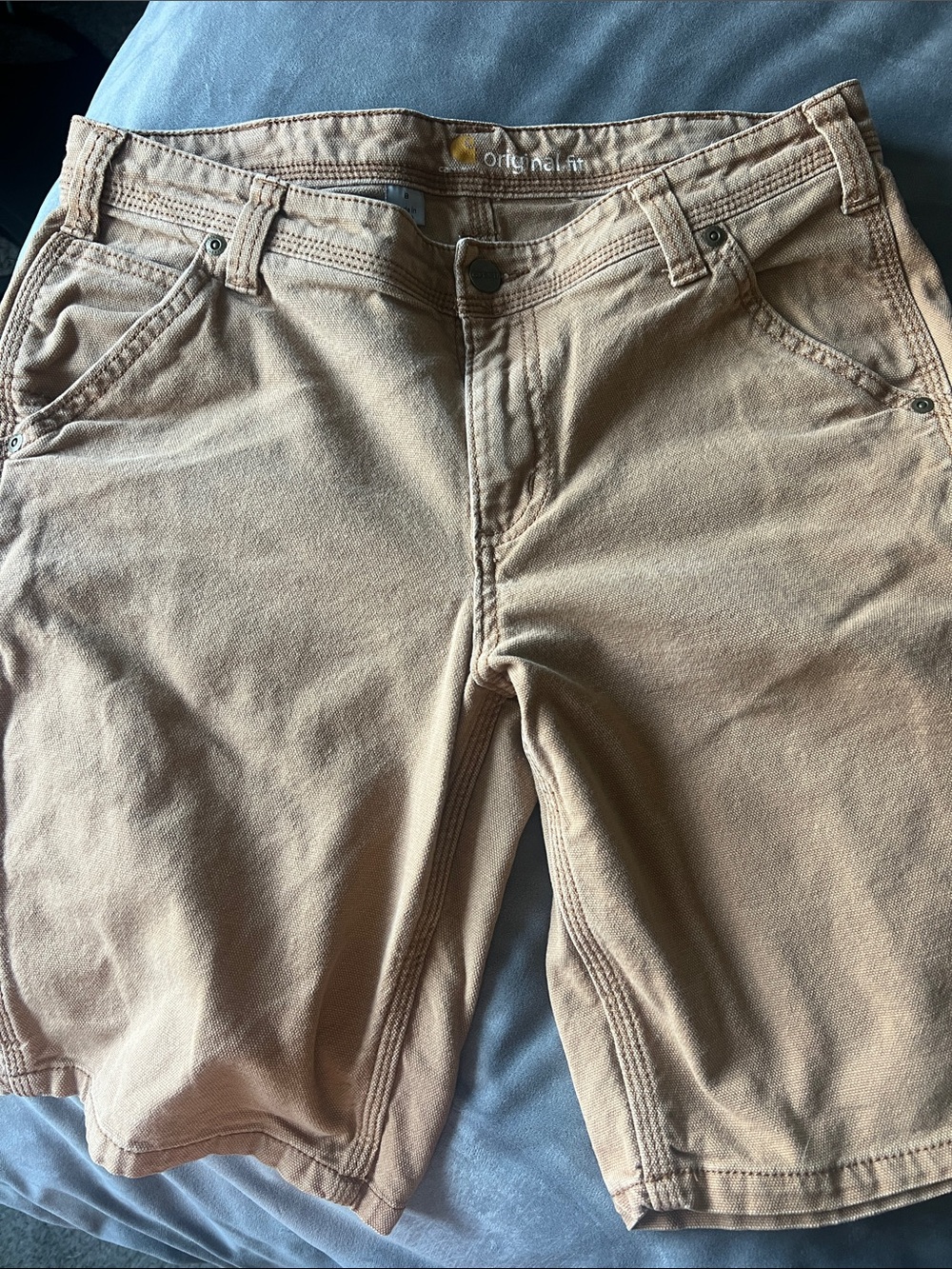 Carhartt Women's Cargo Shorts in Tan